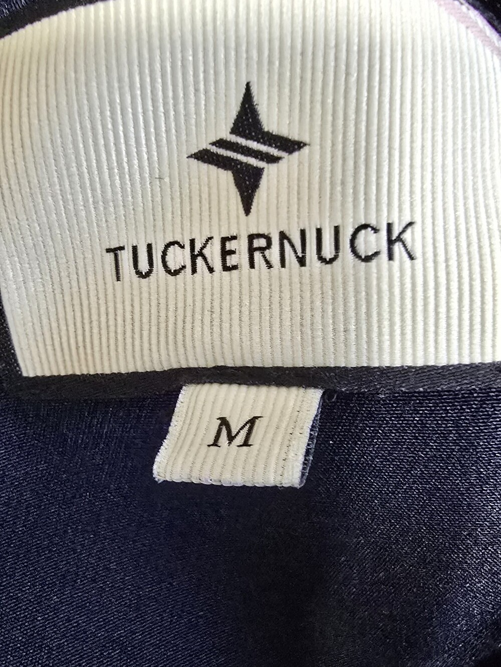 Tuckernuck Navy Mason Ruffle Mock Neck Tank Blouse - Picture 8 of 10